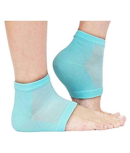 KHODAL ENTERPRIZE Silicone Gel Heel Socks With Gel Pad Heel Socks With Gel Pad Foot Protectors Free Size Free Size