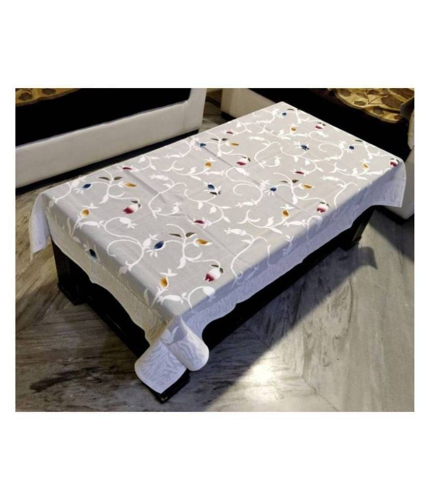     			White Cotton Table Cover (Pack of 1)