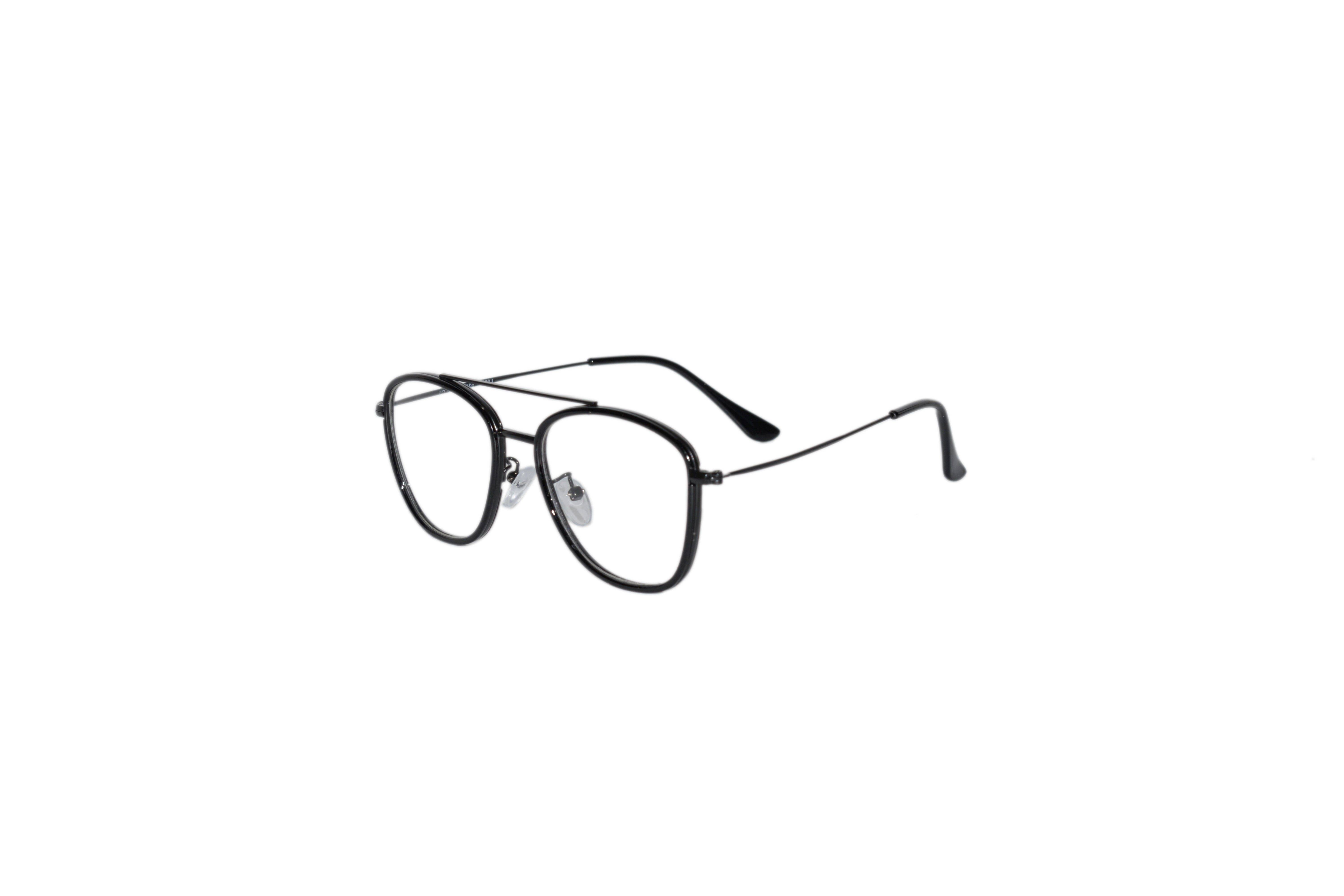     			Peter Jones Black Pilot Spectacle Frame 98027B