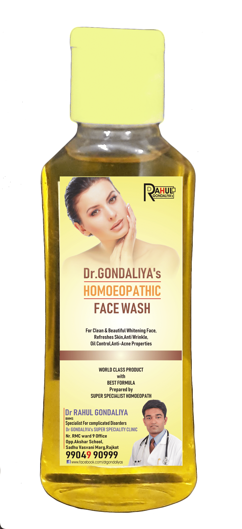     			Dr Gondaliya's HOMOEOPATHIC Face Wash 50 mL