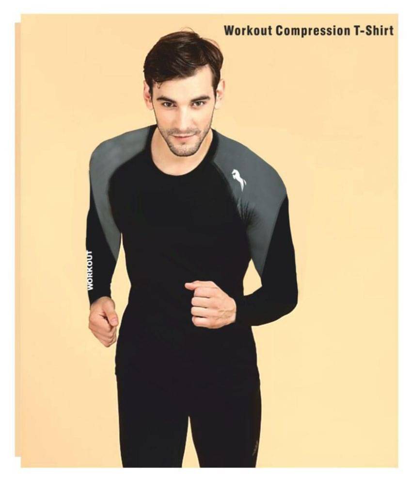     			Rider Compression T-Shirt, Top Full Sleeve Plain Athletic Fit Multi Sports Cycling, Cricket, Football, Badminton, Gym, Fitness & Other Outdoor Inner Wear