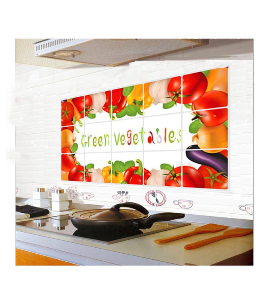 Jaamso Royals Removable Kitchen Oil Proof Decal Sticker Nature Sticker ( 75 x 45 cms )