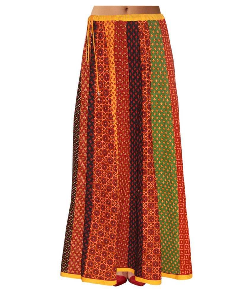 Sttoffa Cotton Straight Skirt - Multi Color Sttoffa Cotton Straight Skirt - Multi Color