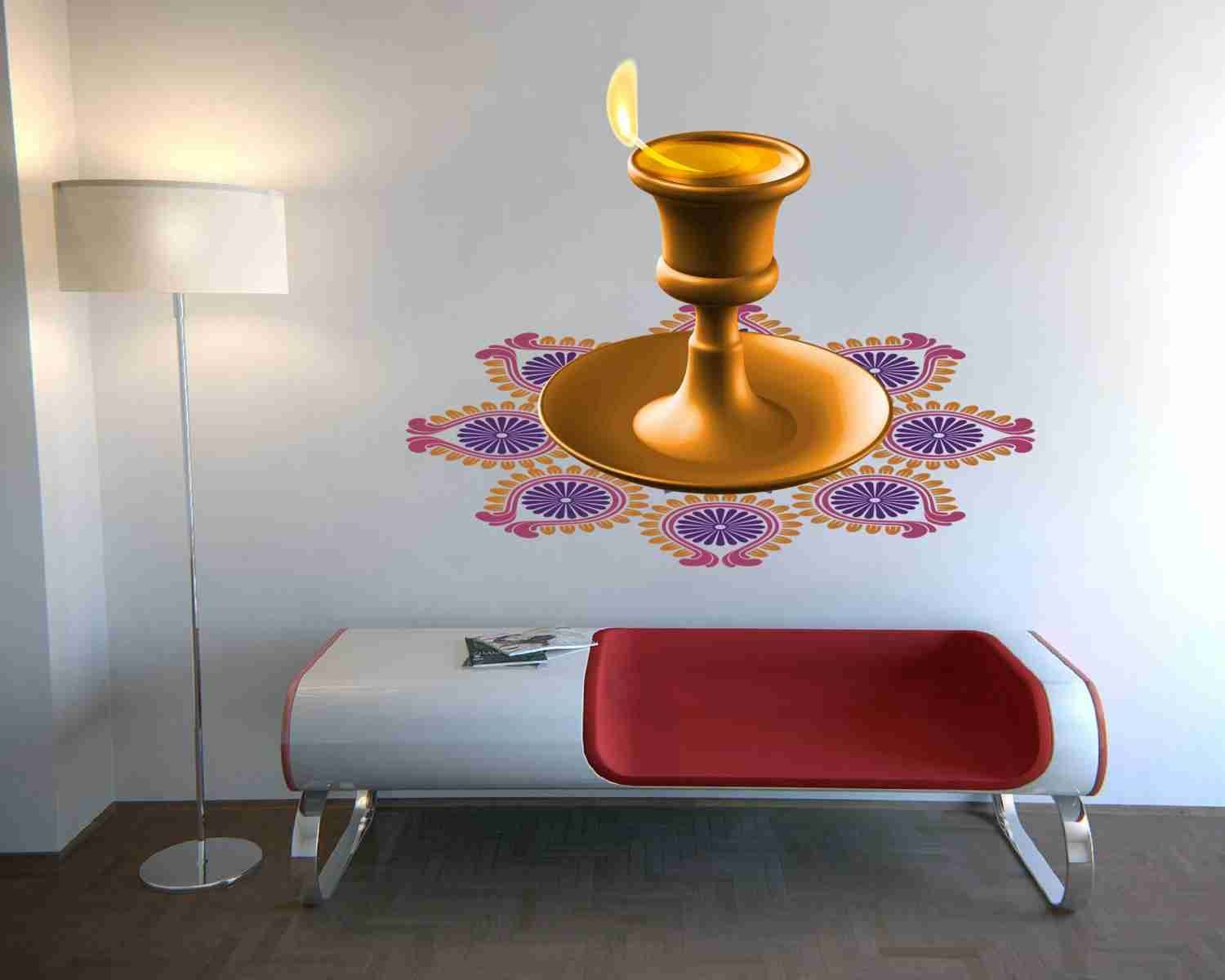 Decor Villa DIWALI DEEPAK Festive Sticker ( 45 x 58 cms ) Decor Villa DIWALI DEEPAK Festive Sticker ( 45 x 58 cms )