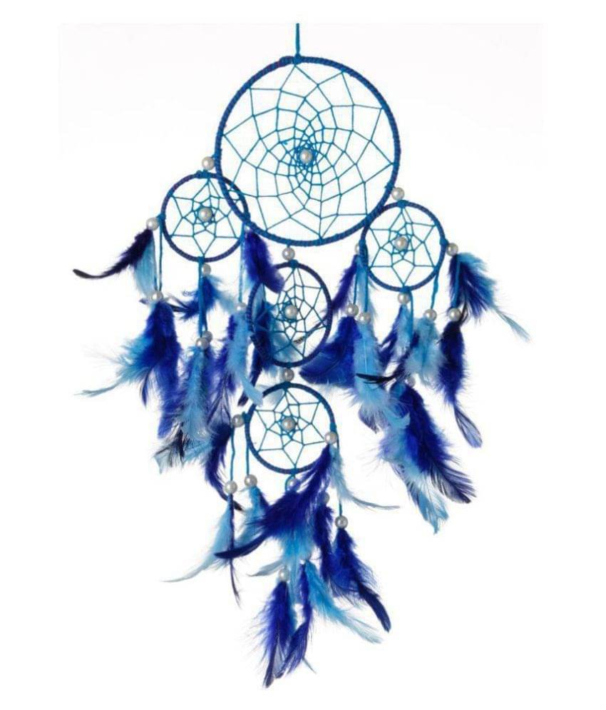     			jsk collection Feather Multicolour Dream Catcher - Pack of 1 ( X cms )