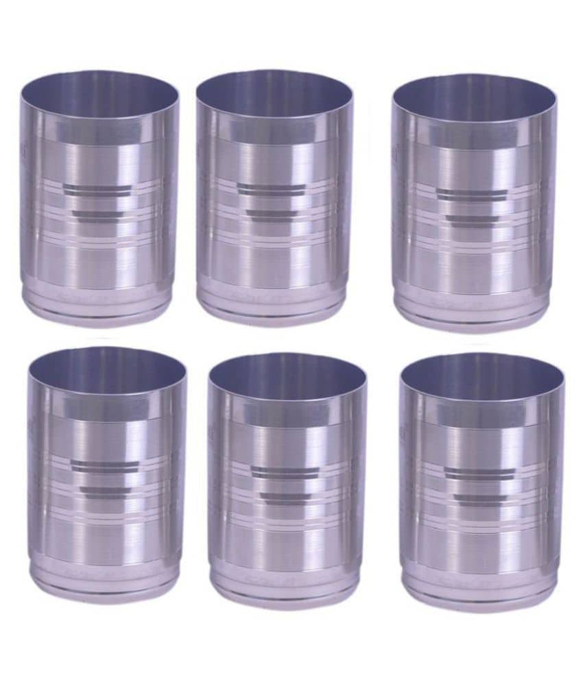 AKG. Tool Touch Design Steel Glasses 250 ml ( Pack of 6 )