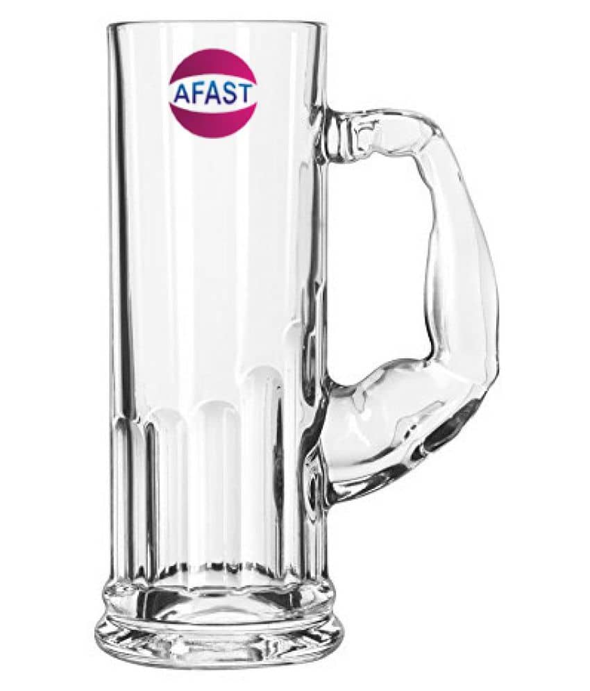 Somil Beer Mug Glass,  600 ML - (Pack Of 1)