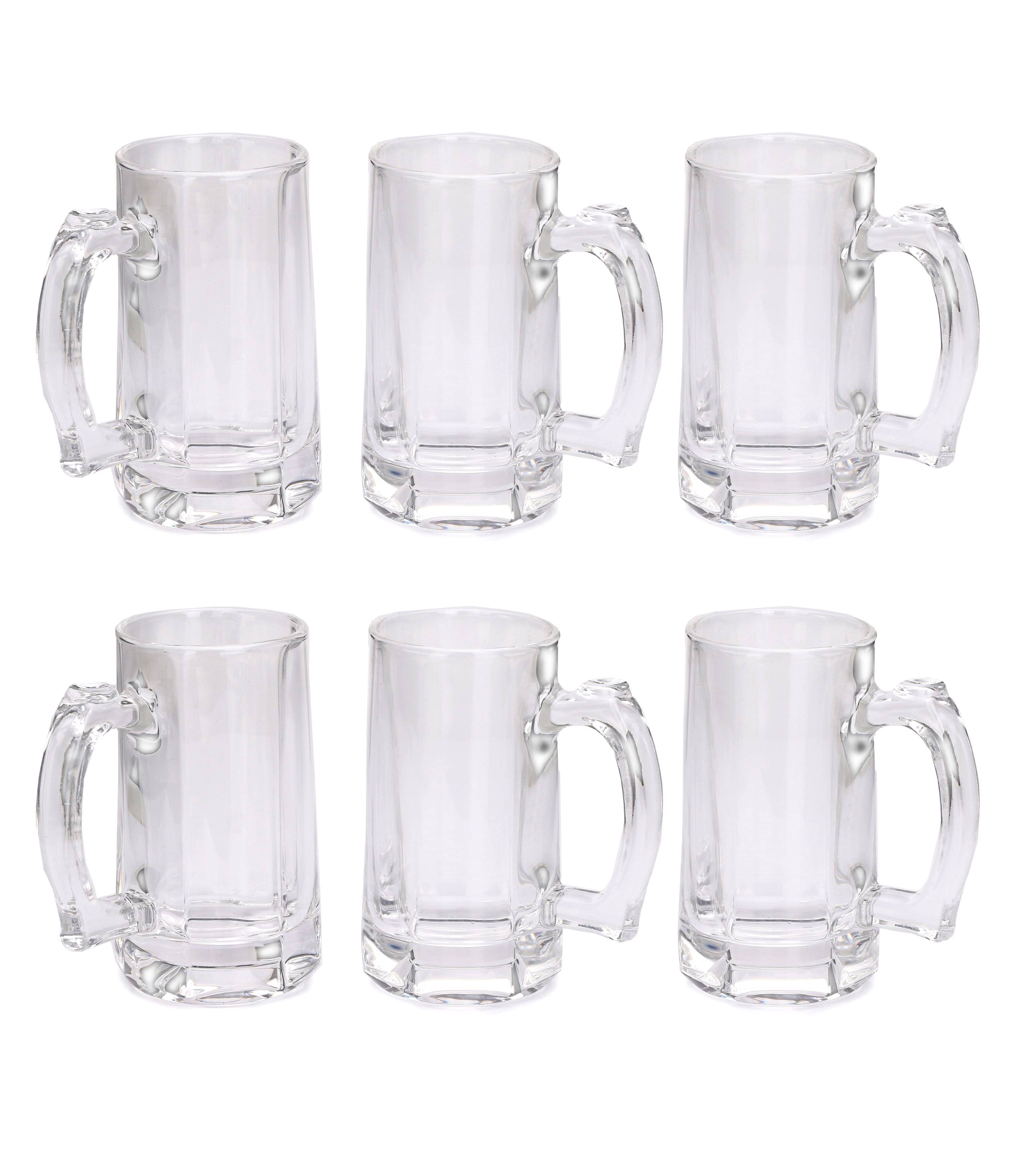     			Somil Beer Mug Glasses Set,  400 ML - (Pack Of 6)