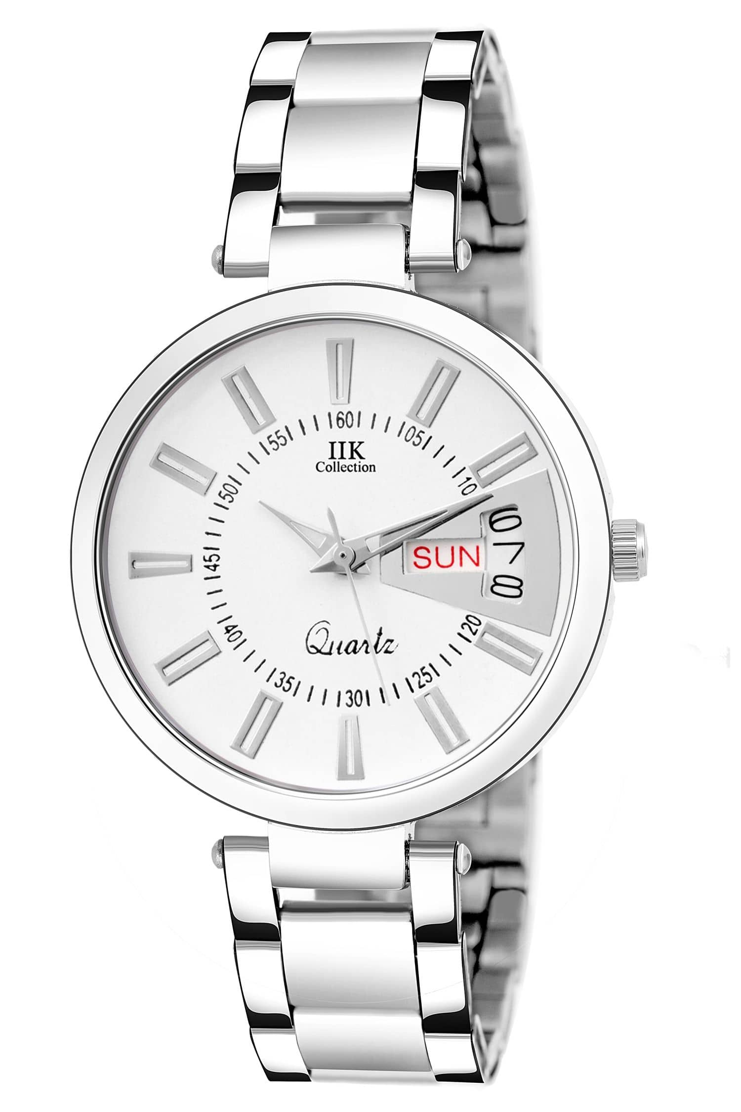 IIK COLLECTION Stainless Steel Round Womens Watch