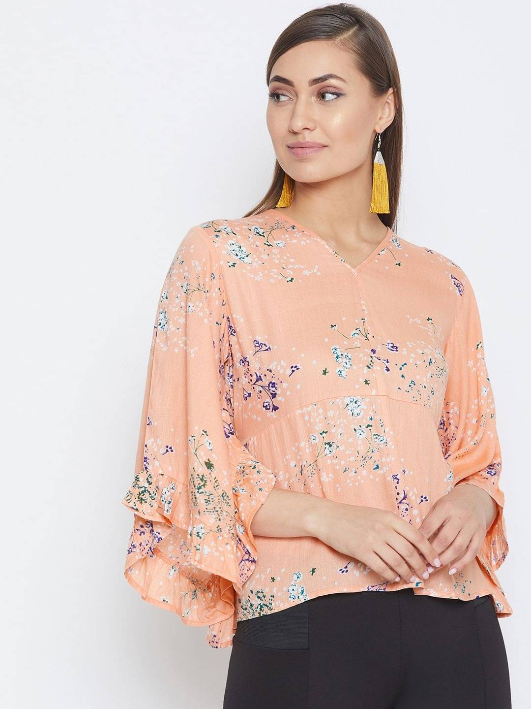 Purys Women's Rayon Regular Top ( Multicolor ) Purys Women's Rayon Regular Top ( Multicolor )