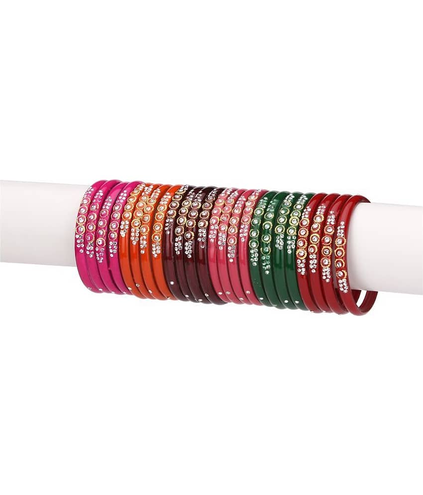 AFAST - Multicolor Bangle Set (Pack of 6) - Bangles & Bracelets | Buy online on ZillyBuy