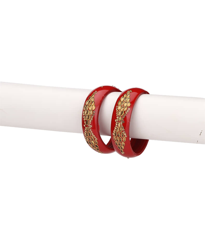 AFAST - Red Bangle Set (Pack of 1) - Bangles & Bracelets | Buy online on ZillyBuy