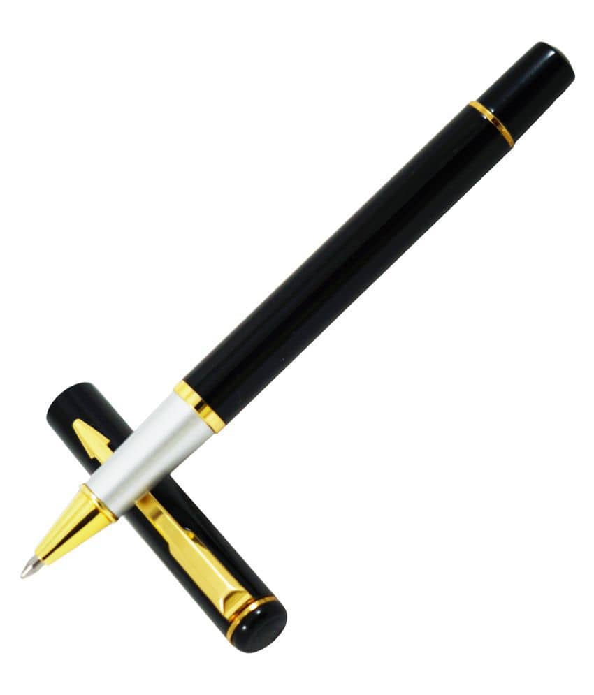 Auteur 801 Black Metal Body Smooth and Elegant Roller Ball Pen.