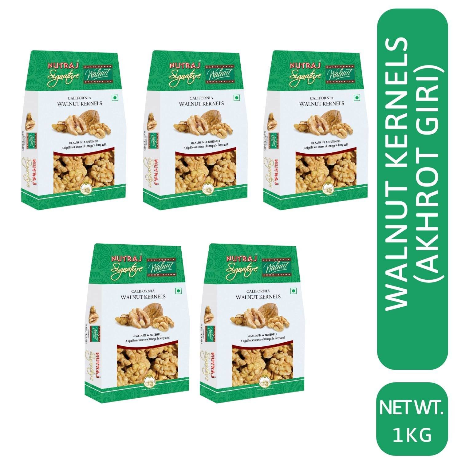     			Nutraj Signature California Walnut Kernels 1 Kg (200g X 5)