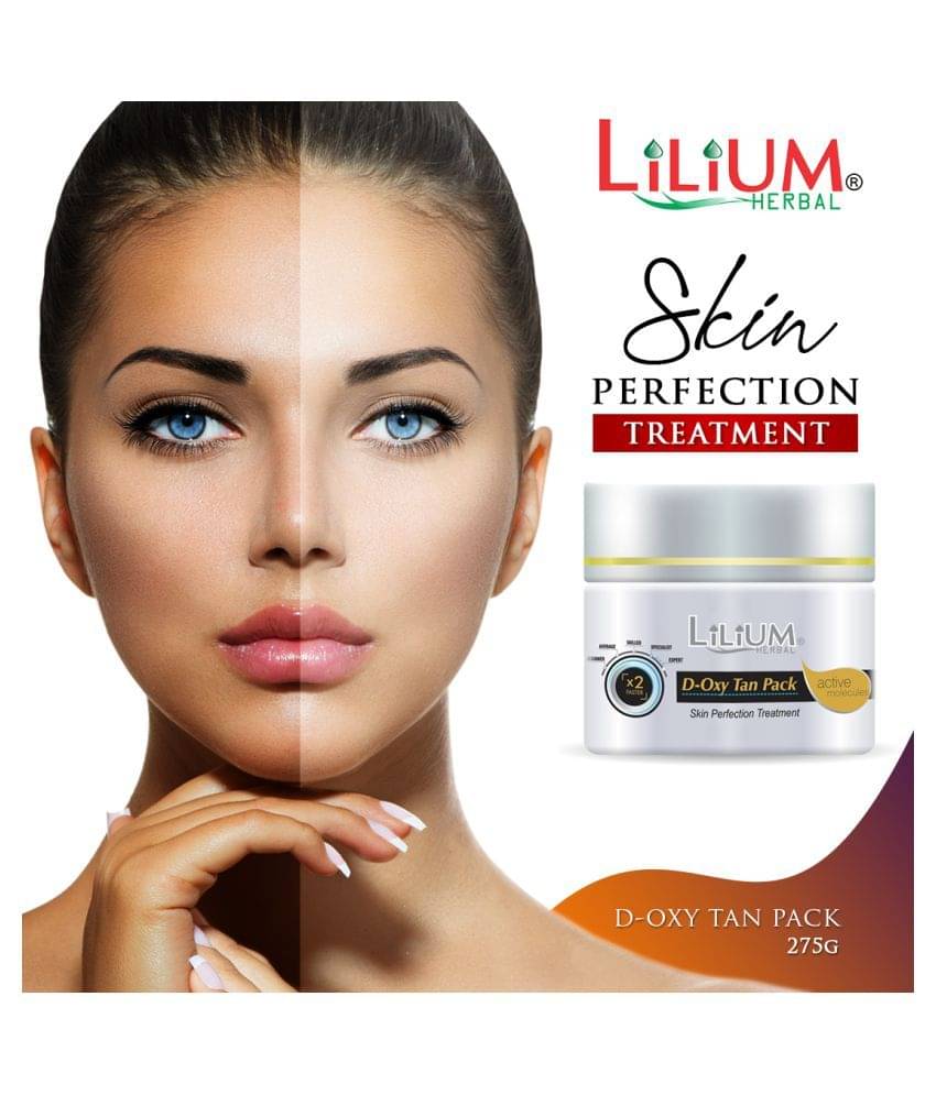Lilium D Oxy Tan Face Pack | D Tanning Removal Cream with Kojic & Milk | Sun Damage Protection 275 g Lilium D Oxy Tan Face Pack | D Tanning Removal Cream with Kojic & Milk | Sun Damage Protection 275 g