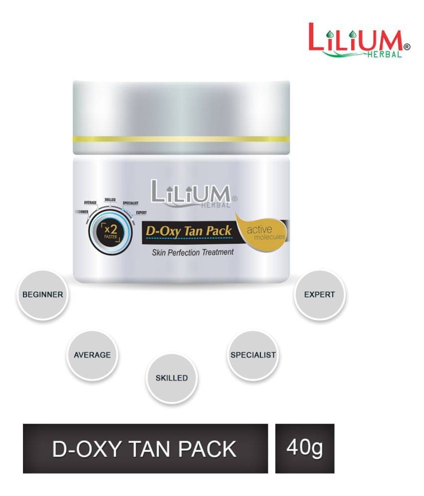 Lilium D-OXY Tan Face Pack Cream 40 gm Lilium D-OXY Tan Face Pack Cream 40 gm