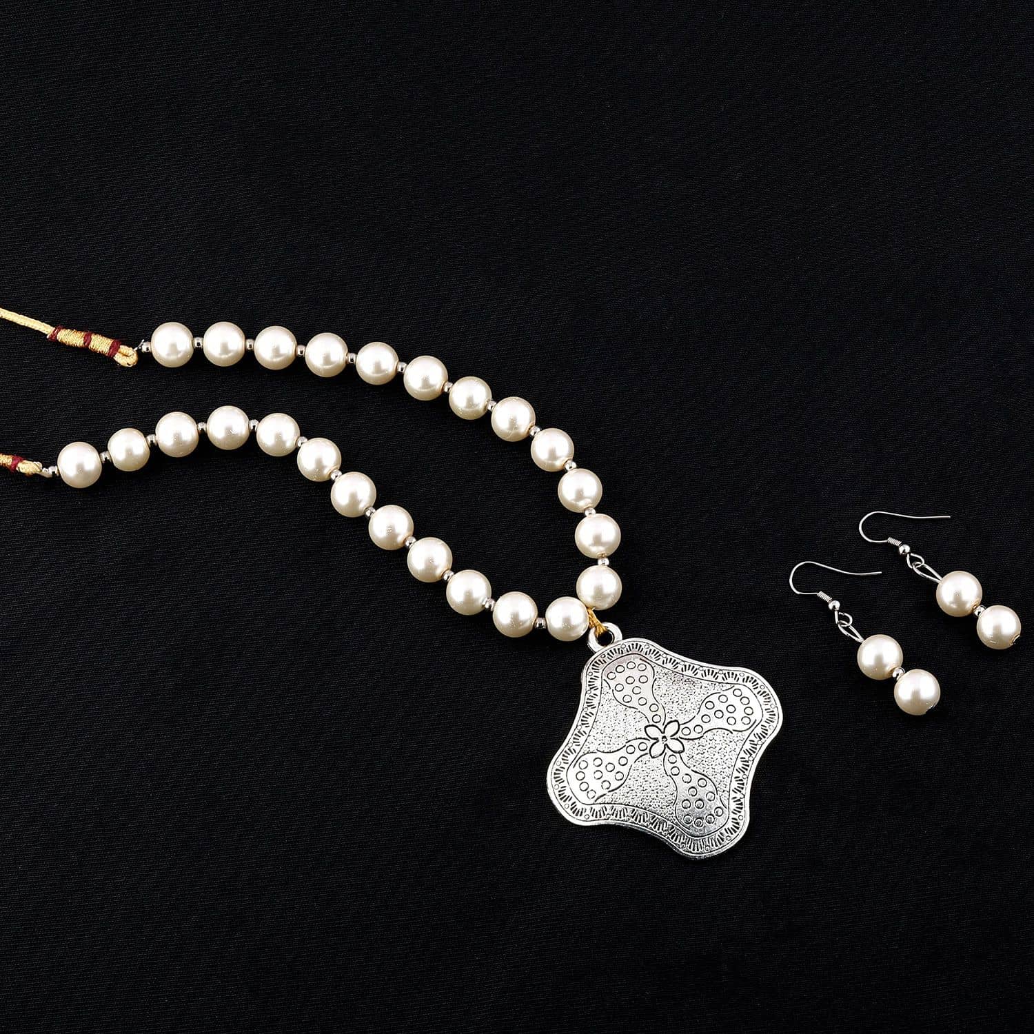 Silver Shine Pearls SILVER Contemporary Contemporary/Fashion Antique