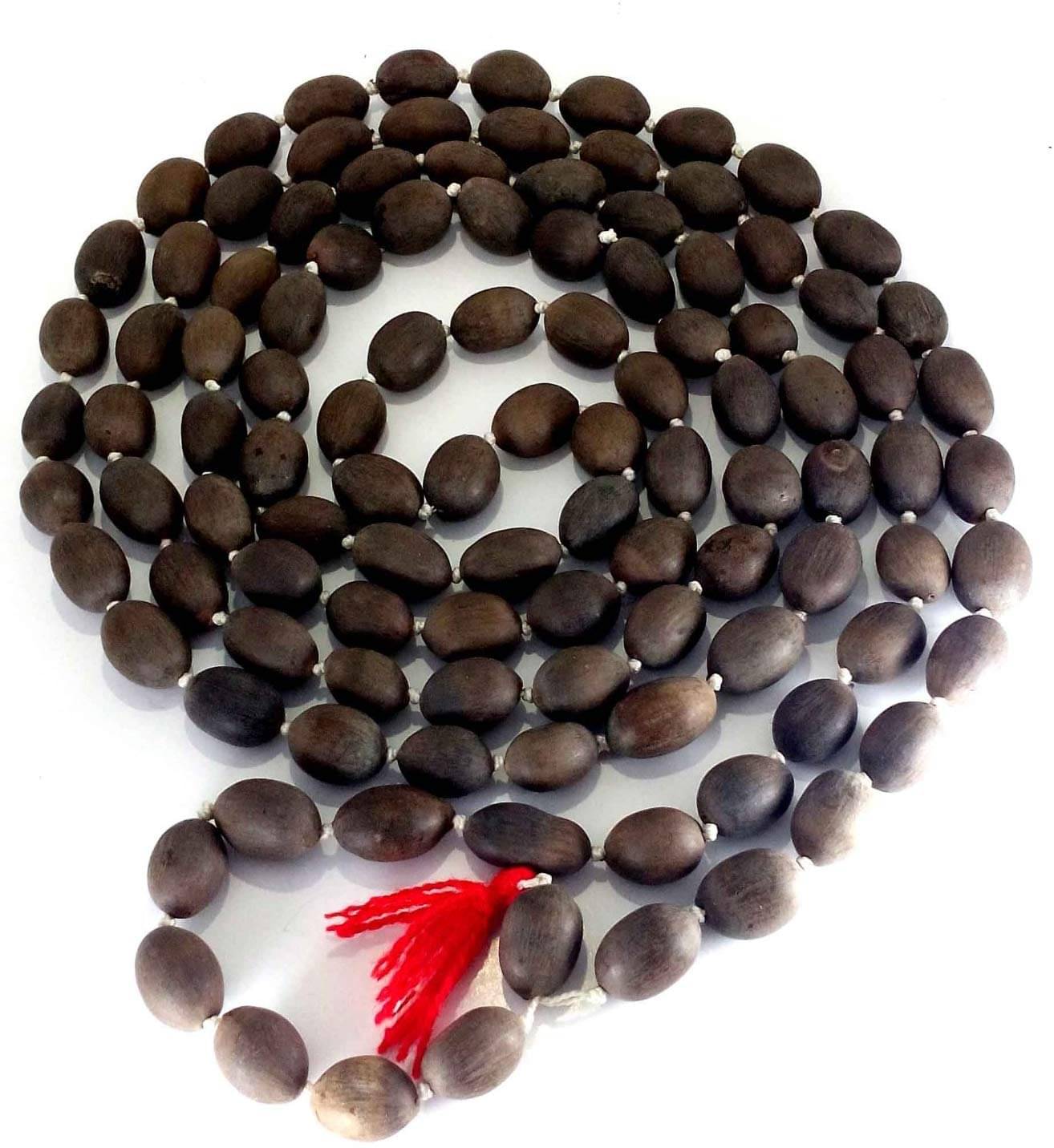 Kamal Gatta Mala with 108 Lotus Seeds for Blessing of Laxmi MATA and Mystic Pooja Beads Jaap Mala Kamal Gatta Mala with 108 Lotus Seeds for Blessing of Laxmi MATA and Mystic Pooja Beads Jaap Mala