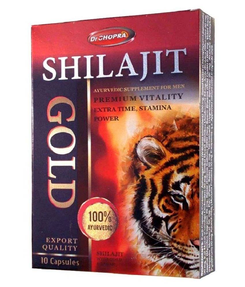     			Dr Chopra Ayurveda Pure and Natural Shilajit/Shilajeet Resin - 40 Cap