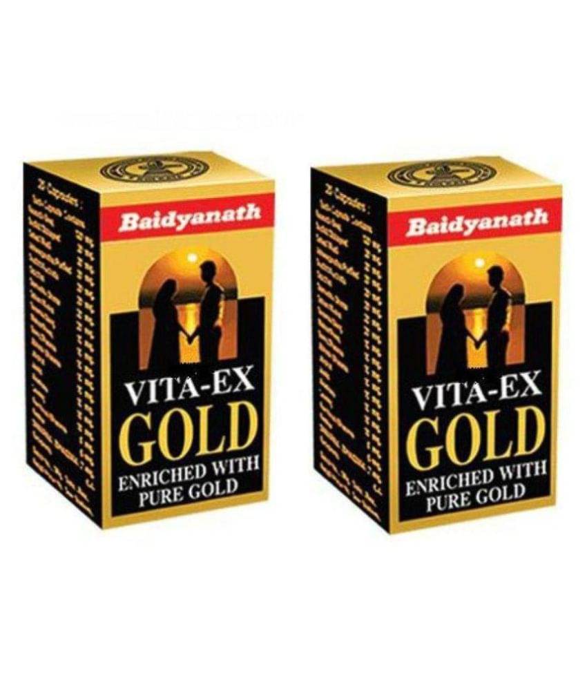 Ayurveda Cure Baidyanath Vita Ex Gold (2X20) Capsule 40 No.S     			Ayurveda Cure Baidyanath Vita Ex Gold (2X20) Capsule 40 No.S