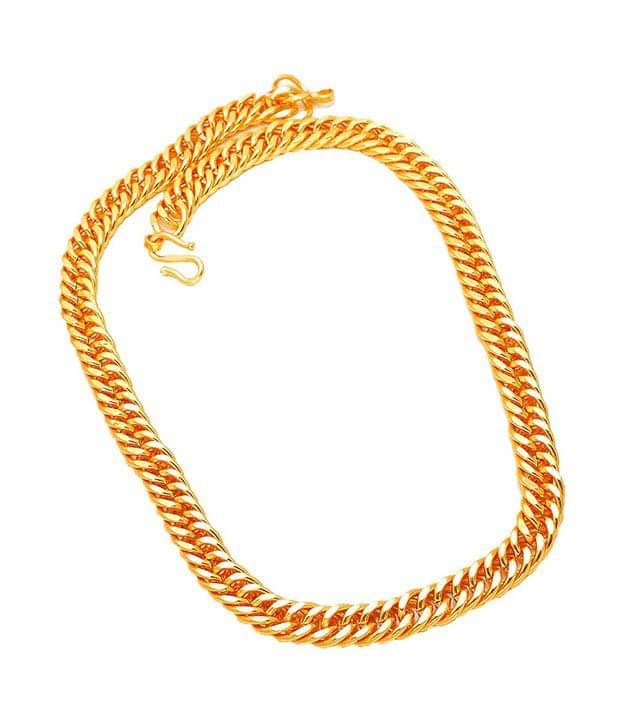     			Jewar Mandi Gold Plated Chain ( Set of 1 )