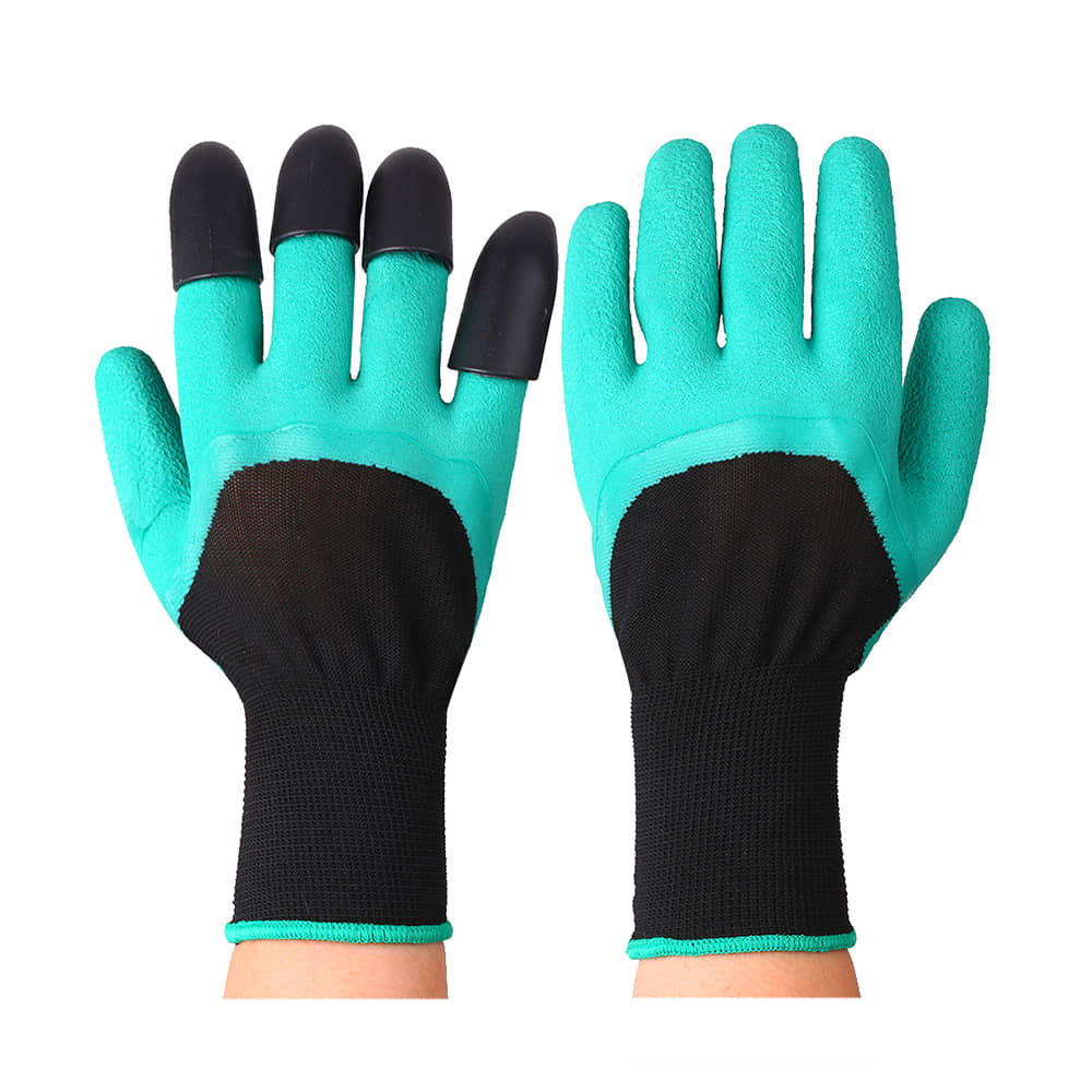 Westore  Garden Genie Gloves Waterproof Garden Gloves with Claw for Digging Planting Universally Free Size  Green