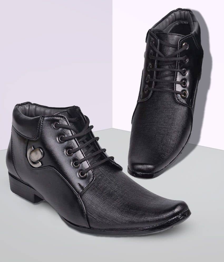 Aadi - Black Men's Derby Formal Shoes - Formal Shoes | Buy online on ZillyBuy