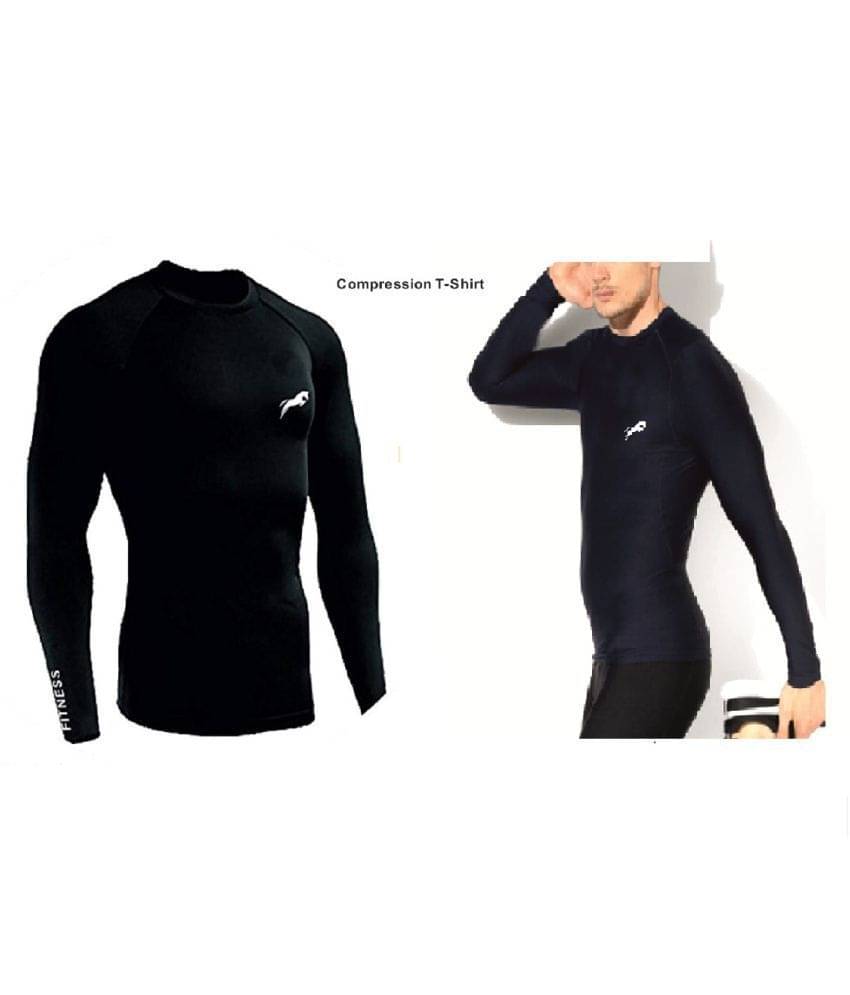 Just Rider Unisex 100% Polyester Compression T-Shirt, Top Full Sleeve Plain Athletic Fit Multi Sports Cycling, Cricket, Football, Badminton, Gym, Fitness & Other Outdoor Inner Wear Just Rider Unisex 100% Polyester Compression T-Shirt, Top Full Sleeve Plain Athletic Fit Multi Sports Cycling, Cricket, Football, Badminton, Gym, Fitness & Other Outdoor Inner Wear