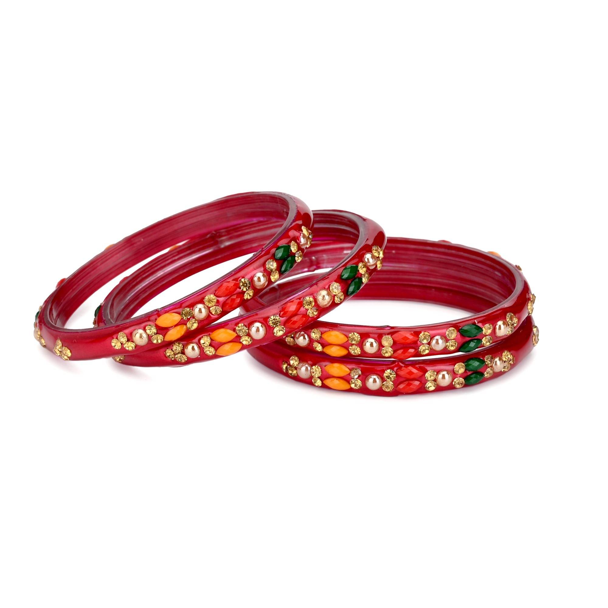 AFAST - Red Bangle Set (Pack of 1) AFAST - Red Bangle Set (Pack of 1)