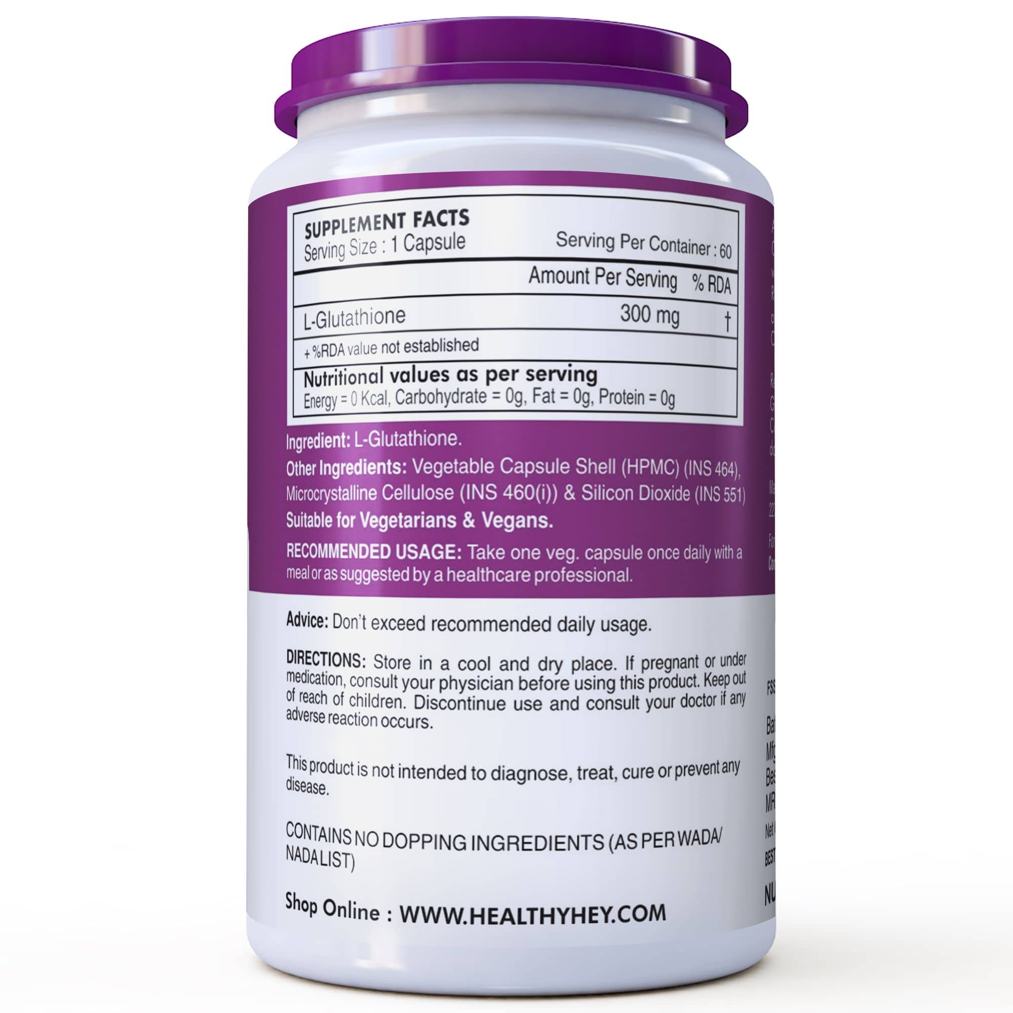 jarrow formulas glutathione supplement Jarrow Formulas Glutathione Reduced Intracellular Antioxidant Capsules 500  mg, 60 ct