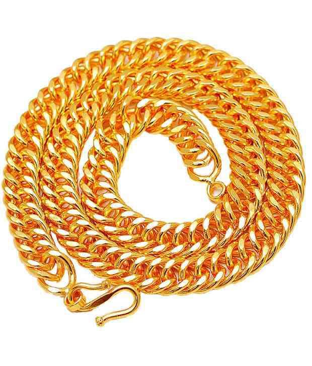 Jewar Mandi Gold Plated Chain ( Set of 1 )