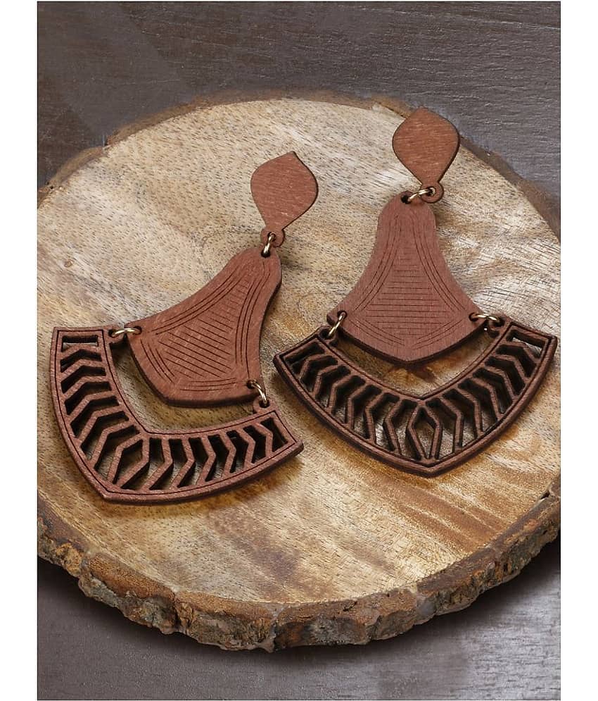 Prita's Wooden Earring For Girls/Women - Earrings | Buy online on ZillyBuy