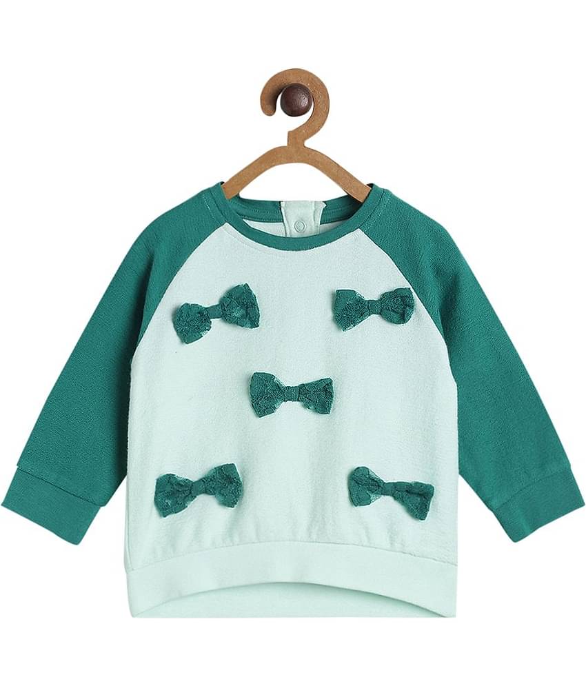 MINI KLUB Green Sweatshirt For Baby Girl