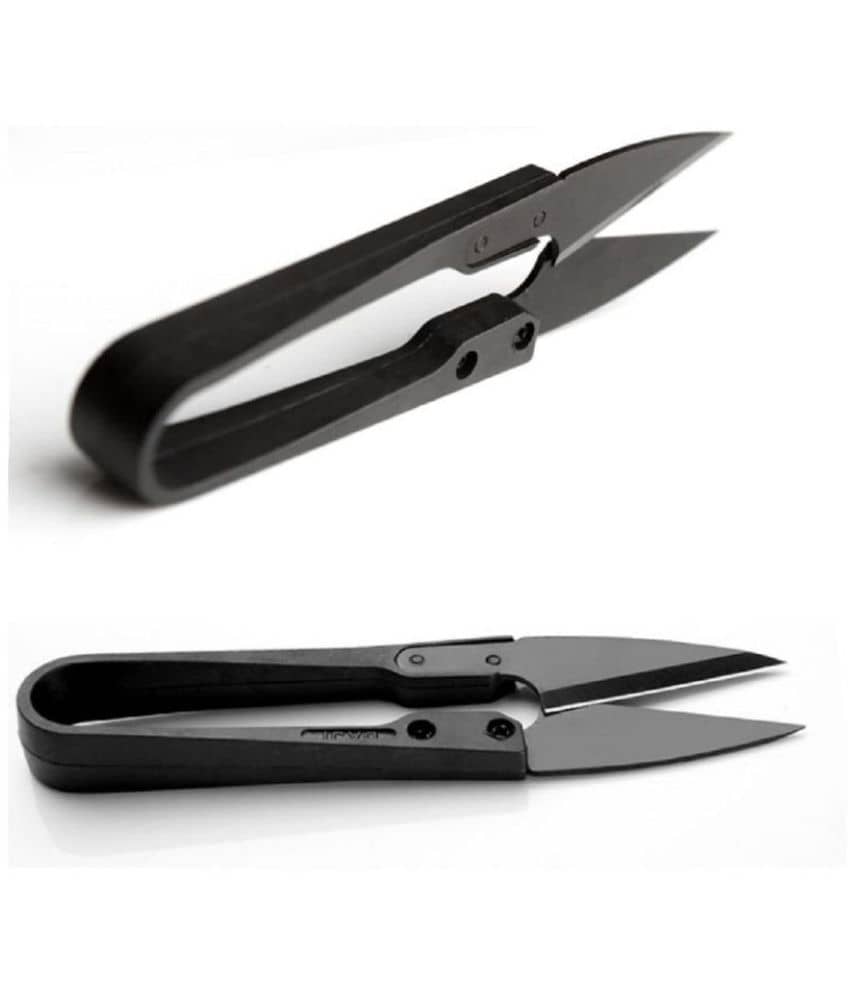 2 Piece Repair Line Yarn Scissors Cross-Stitch Portable Fabric Scissors Tailor Sewing Tool Snips Thrum Thread Cutter Stainless - Stationery | Buy online on ZillyBuy