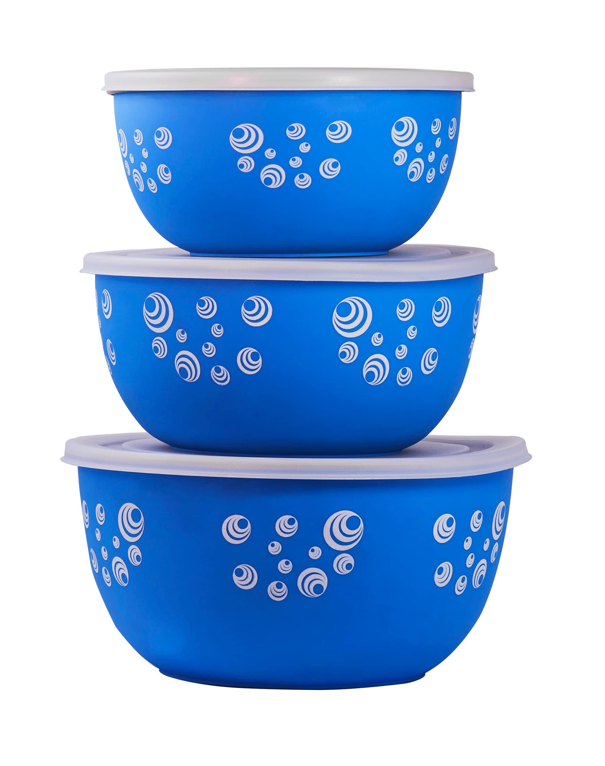 BOWLMAN Steel Food Container Set of 3 3000 mL
