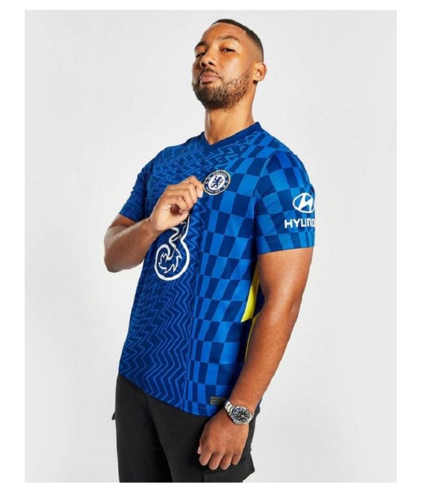 CHELSEA HOME SINGLE JERSEY  2021/22 FOR MEN & WOMEN     			CHELSEA HOME SINGLE JERSEY  2021/22 FOR MEN & WOMEN