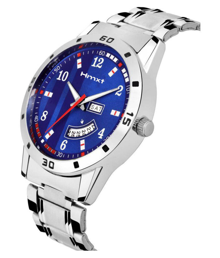     			HMXT - Silver Stainless Steel Analog Men's Watch