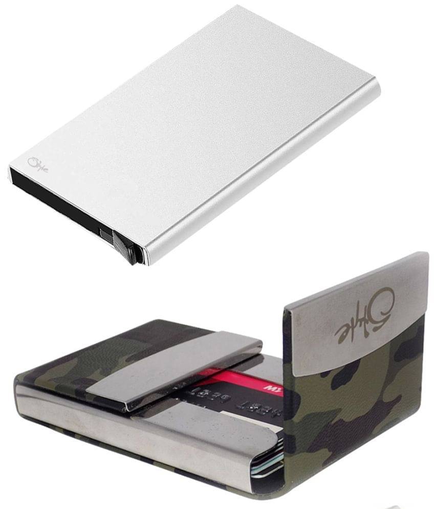     			Styel 98 Combo of 2|High Quality Stylish Wallet for Men & Women 6 Card Holder