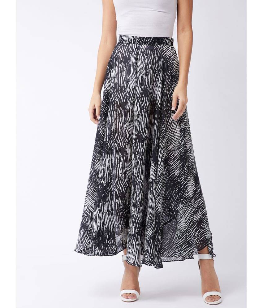 Zima Leto Polyester Wrap Skirt - Black Single Zima Leto Polyester Wrap Skirt - Black Single