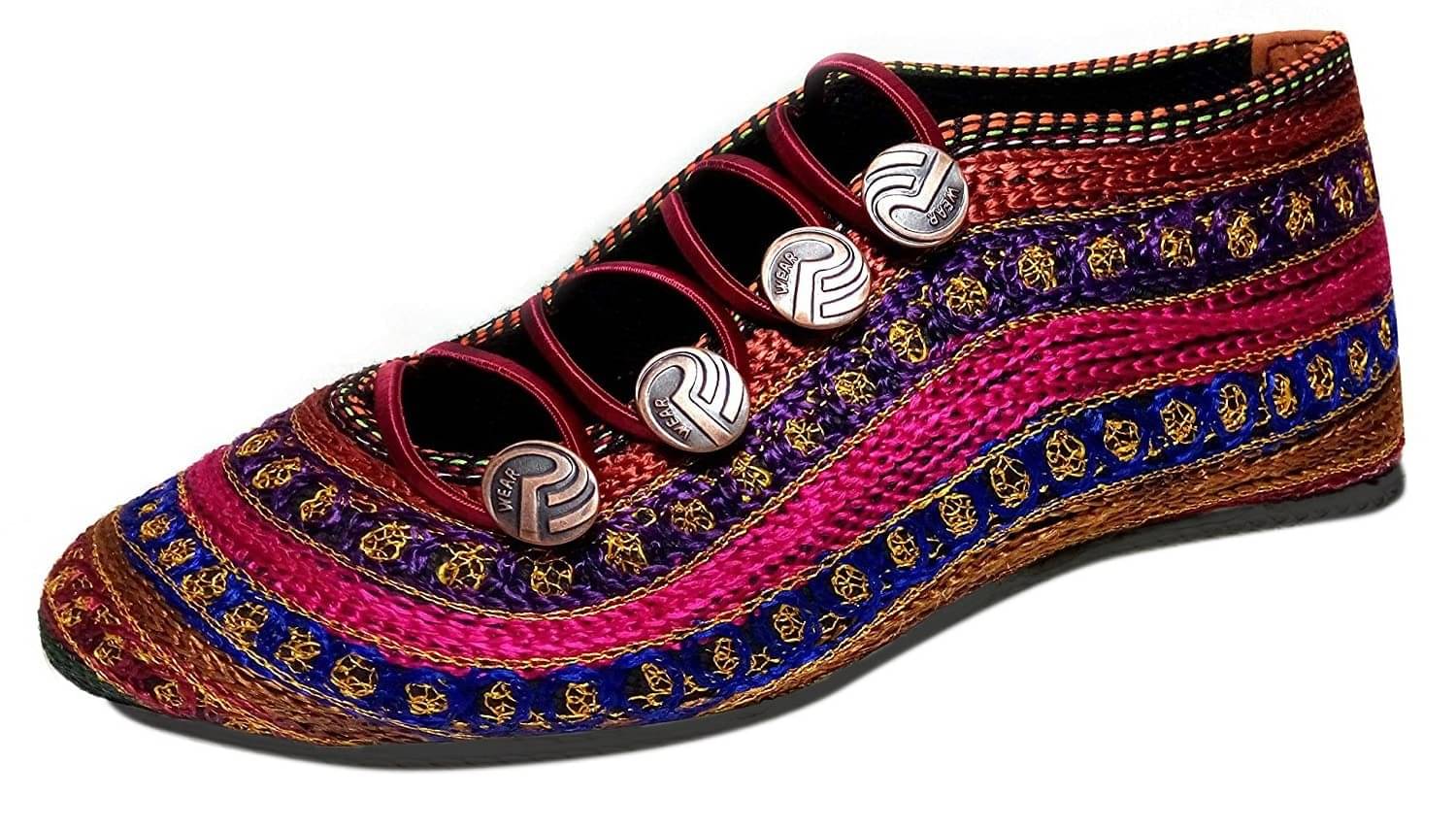     			Apratim Multi Color Ethnic Footwear