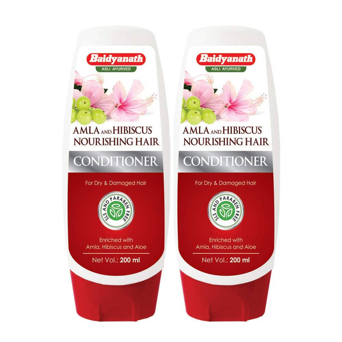 Baidyanath Amla & Hibiscus Hair Conditioner Liquid 200 Ml Pack of 2