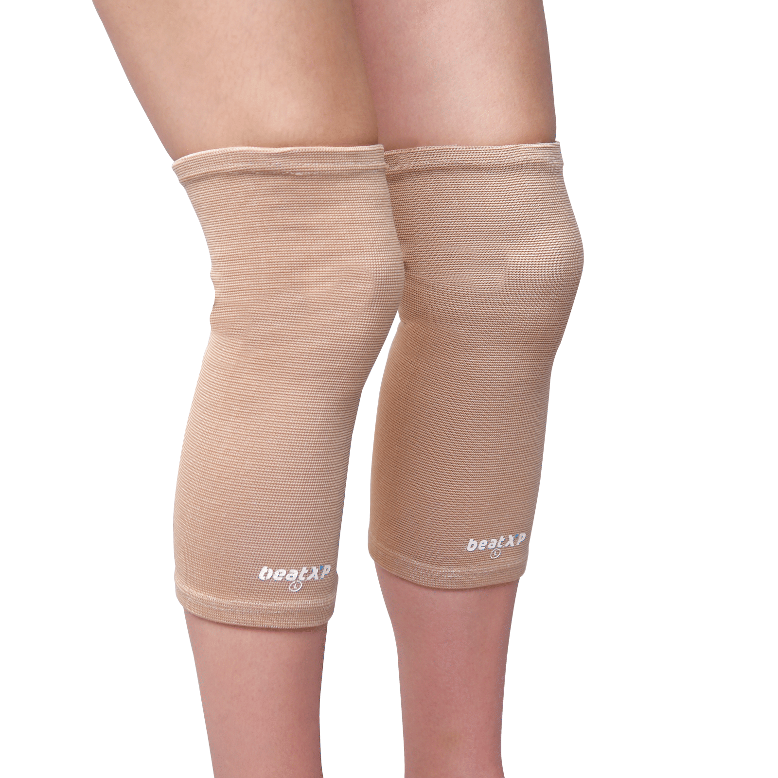 beatXP Knee Support for Men & Women, Knee Compression Support for Pain Relief , Sports, Gym, Cycling - Breathable & Light Weight - 2 Way Stretchable Material - Beige Color (Pack of 2 , Medium) beatXP Knee Support for Men & Women, Knee Compression Support for Pain Relief , Sports, Gym, Cycling - Breathable & Light Weight - 2 Way Stretchable Material - Beige Color (Pack of 2 , Medium)