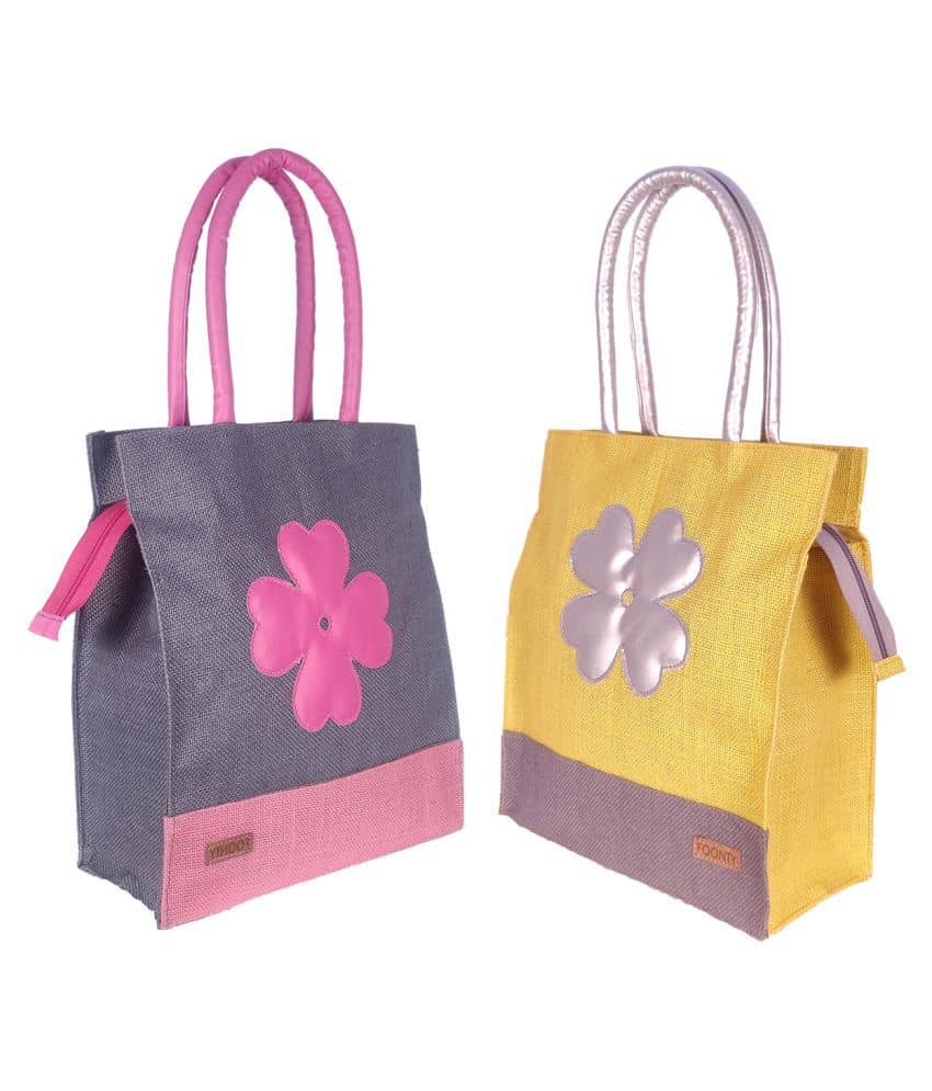 Foonty Multi Lunch Bags - 2 Pcs - Handbags | Buy online on ZillyBuy