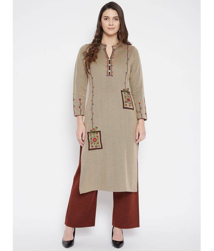     			zigo Woollen Kurti With Palazzo - Stitched Suit