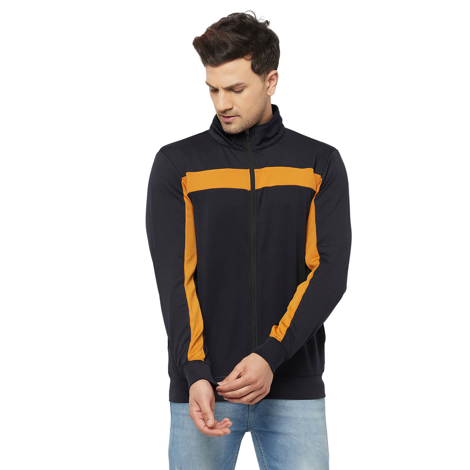 Glito Navy Casual Jacket - Jackets & Coats | Buy online on ZillyBuy