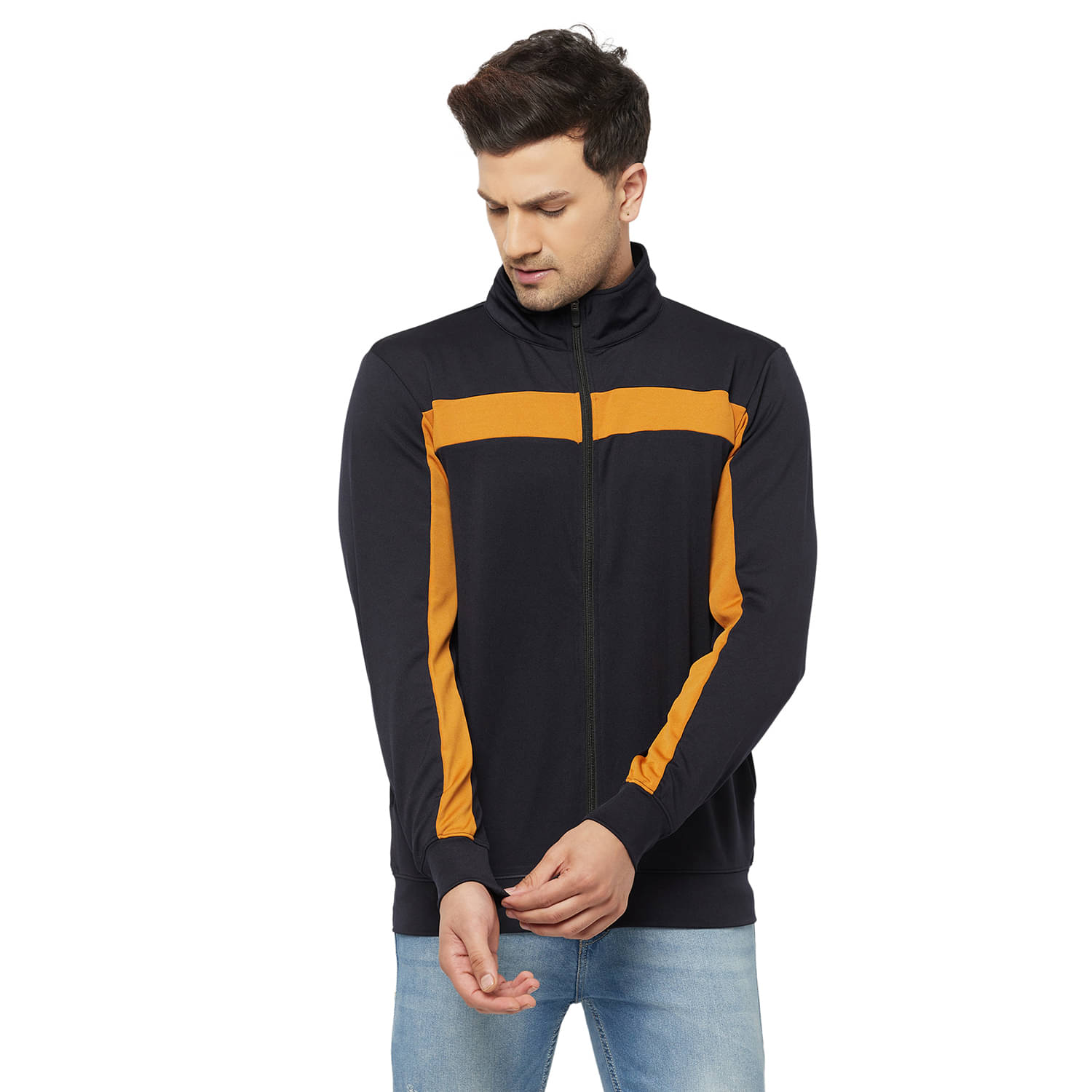 Glito Navy Casual Jacket     			Glito Navy Casual Jacket