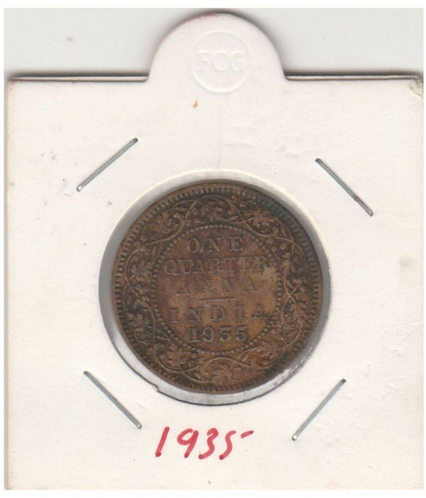 NUMISMATTECLY RARE AND COLLECTIBLE COPPER C01N ONE QUARTER ANNA ,GEORGE VTH KING EMPERROR-YEAR-1935, IN VERY FINE CONDITION ,,HIGHLY COLLECTIBLE C01N. PLEASE CHECK PICTURE CAREFULLY BEFORE ORDER , NUMISMATTECLY RARE AND COLLECTIBLE COPPER C01N ONE QUARTER ANNA ,GEORGE VTH KING EMPERROR-YEAR-1935, IN VERY FINE CONDITION ,,HIGHLY COLLECTIBLE C01N. PLEASE CHECK PICTURE CAREFULLY BEFORE ORDER ,