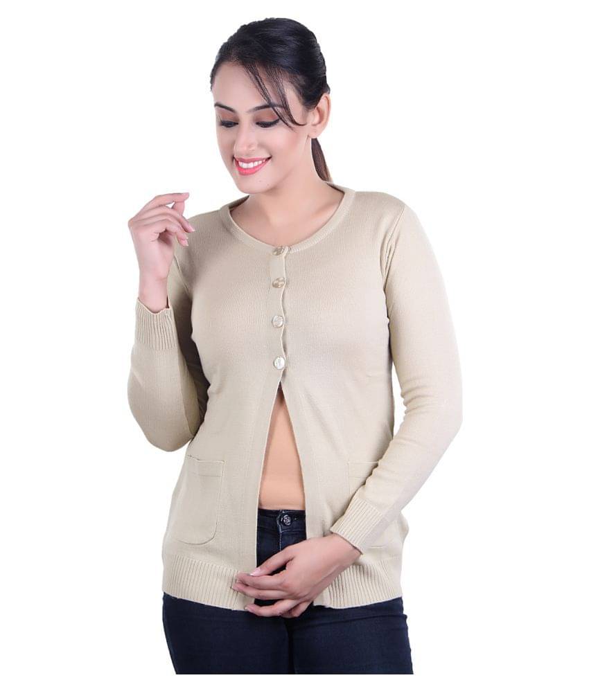 Ogarti Acrylic Shrugs - Beige Single     			Ogarti Acrylic Shrugs - Beige Single