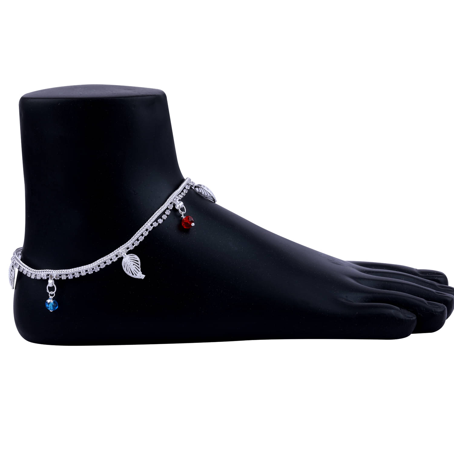Silver Plated Elegant Designe Payal Anklet for Women And Girl. Silver Plated Elegant Designe Payal Anklet for Women And Girl.