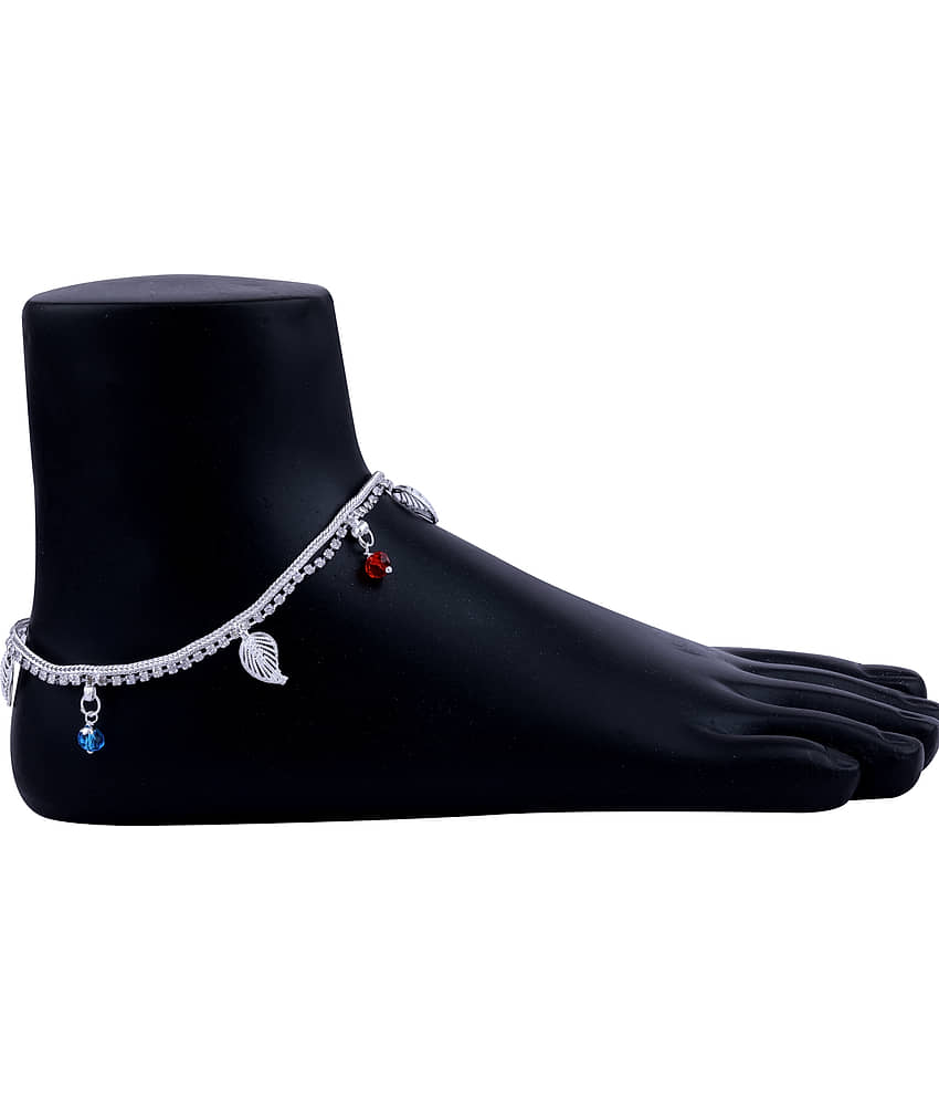 Silver Plated Elegant Designe Payal Anklet for Women And Girl. - Anklets | Buy online on ZillyBuy
